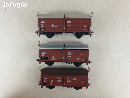 H0 Kleinbahn DB Tehervagn - Vagon - 3 db Egyben #N52