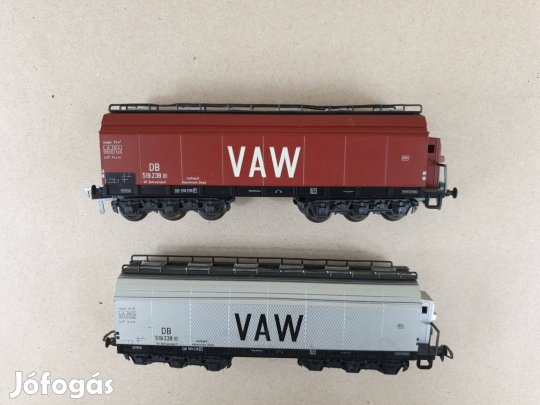 H0 Kleinbahn DB VAW 6 tg. Tehervagon - 2 db Egyben #N57
