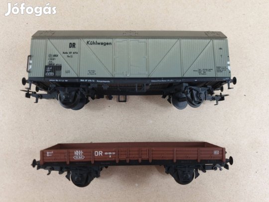 H0 Kleinbahn DR Tehervagon - Vagon - 2 db Egyben #P168