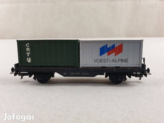 H0 Kleinbahn Konténer Vagon #14/22