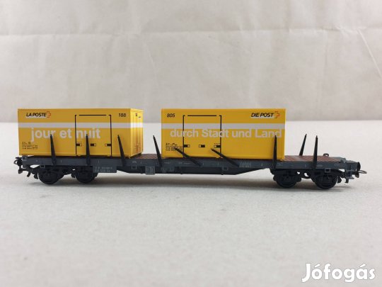 H0 Kleinbahn ÖBB Konténerszállító Teherkocsi - Vagon #18/114