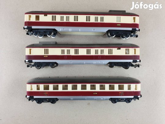 H0 Kleinbahn Osztrák Személyvagon - Vagon 3 db Egyben #24/59
