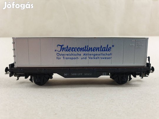 H0 Kleinbahn SBB CFF Konténerszállító Kocsi #14/20