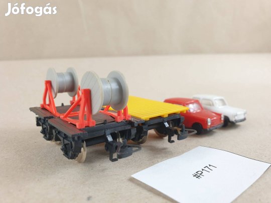 H0 Kleinbahn Vasúti Kocsik - Autók Egyben #P171