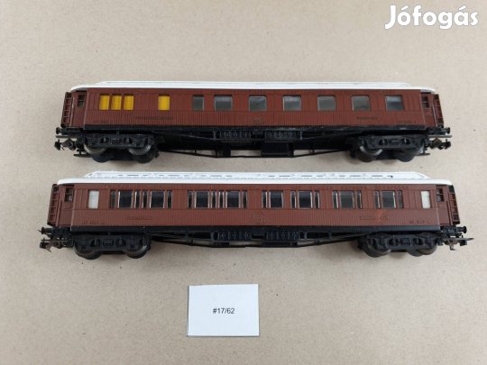 H0 Liliput 260 , 265 Ciwl Személyvagon 2 db Egyben #17/62