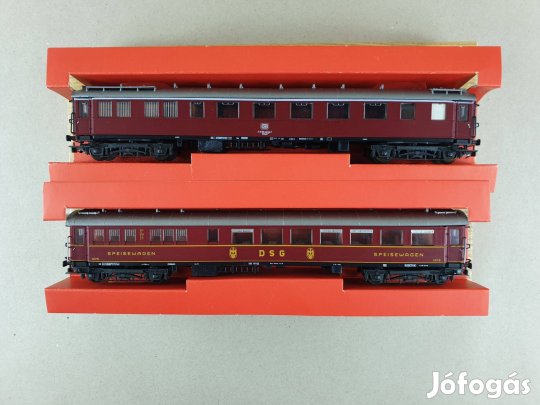 H0 Liliput 82700 és 82900 9900 DB , DSG Személyvagon 2 db Egyben