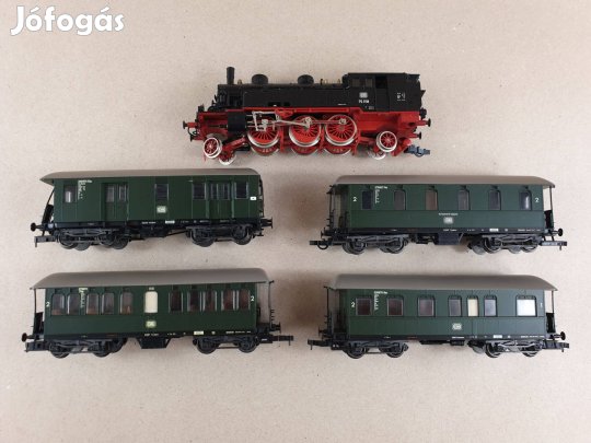 H0 Liliput BR 75 1118 Gőzmozdony - Személyvagon Készlet #55