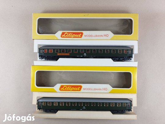 H0 Liliput DB Személyvagon - Vagon - 2 db Egyben