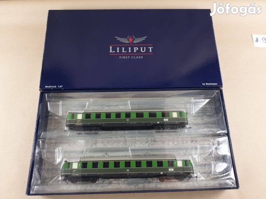 H0 Liliput L350012 DR Schürzenwagen Vagon Készlet Ep.: 3 - Új