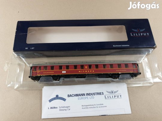 H0 Liliput L382802 Mitropa Hálókocsi Vagon