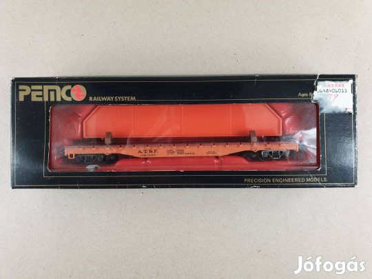 H0 Pemco 3453-011 Atsf USA Tehervagon - Vagon