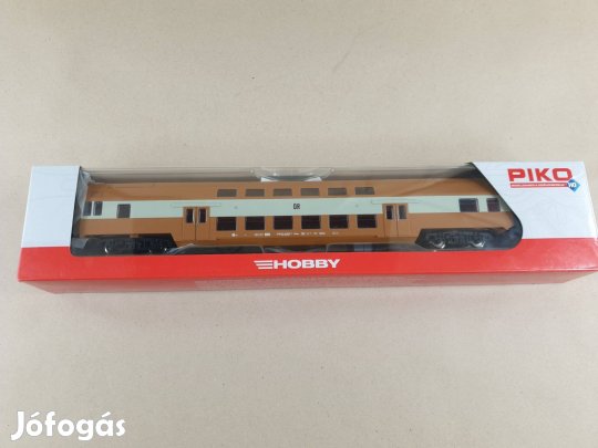 H0 Piko 57623-2 Emeletes Vezérlőkocsi Dbmqee DR - Új