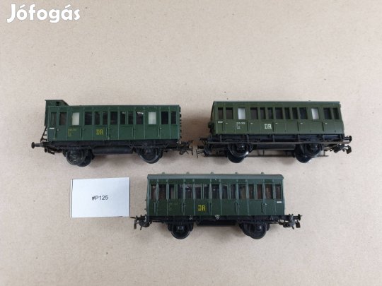 H0 Piko DR Személyvagon - Vagon 3 db Egyben #P125