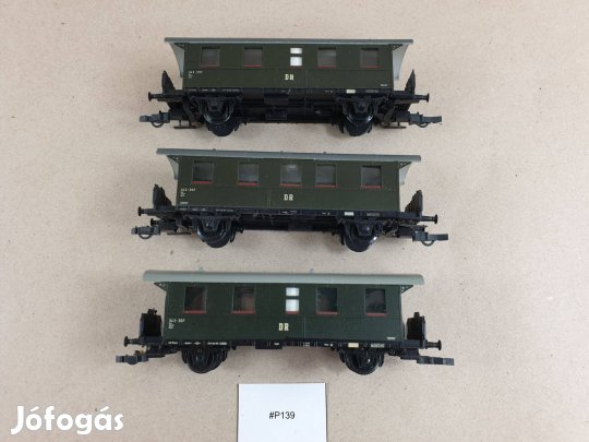 H0 Piko DR Személyvagon - Vagon - 3 Db Egyben #139