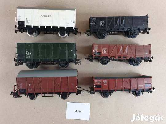 H0 Piko DR Tehervagon - Vagon - 6 Db Egyben #140