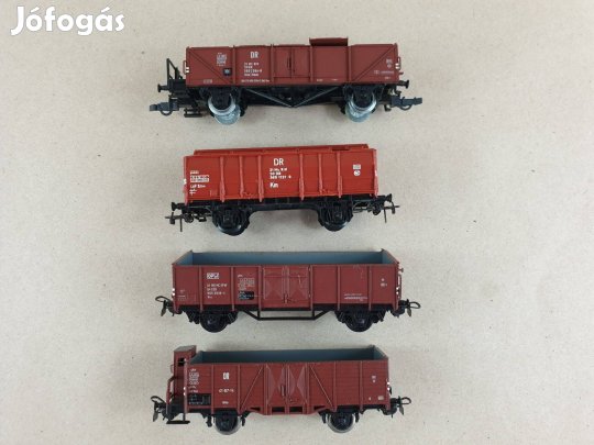 H0 Piko Tehervagon - Vagon - 4 db Egyben #P193