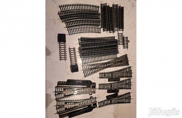 H0 Piko vasútmodell egyenes, íves sín, váltó eladó