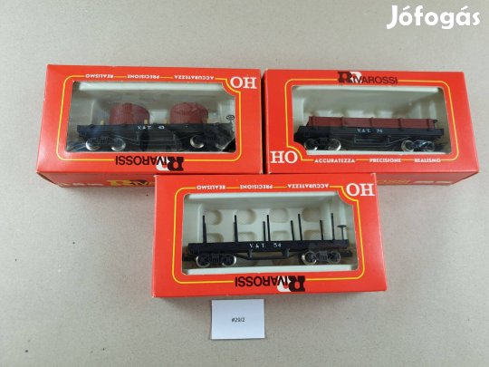 H0 Rivarossi Virginia & Truckee Teherkocsi - 3 db Egyben #29/2