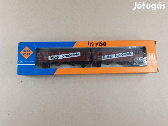 H0 Roco 4329 DR Gllmghs 37 Dupla Vagon Tehervagon