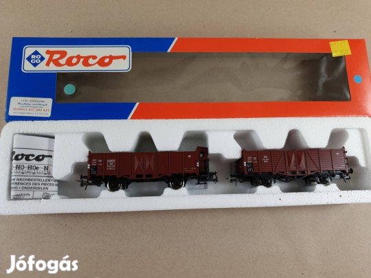 H0 Roco 44152 DB Tehervagon - Vagon Pár Új