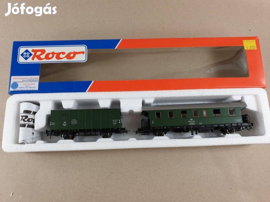 H0 Roco 44165 DB Személyvagon - Tehervagon Szett Új