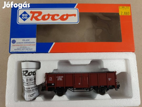 H0 Roco 46621.6 FS Italia Tehervagon - Vagon Új