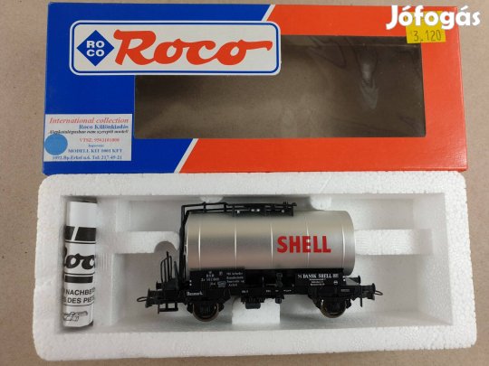 H0 Roco 47360 DSB Shell Tartályvagon - Vagon Új