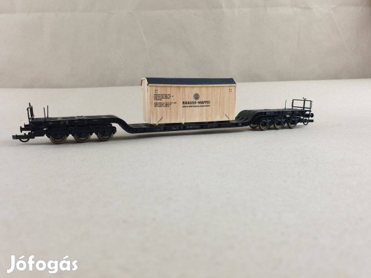 H0 Roco 47740 Lapos Kocsi Kraus Maffei Ládával