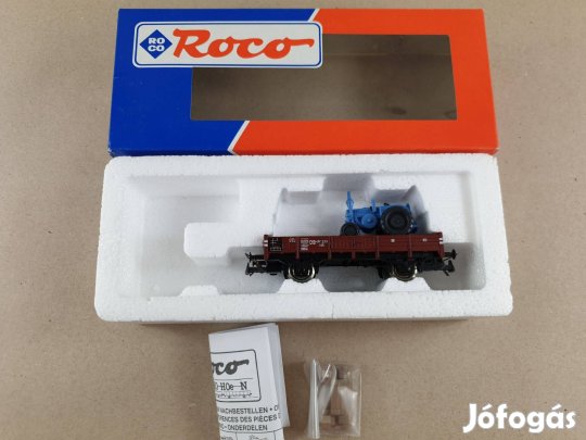 H0 Roco 47817 DB Tehervagon Traktor Rakománnyal Új