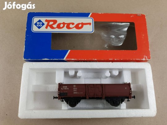 H0 Roco 48038 CSD Nyitott Tehervagon - Vagon - Hiányos