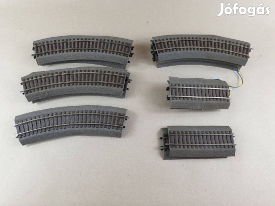 H0 Roco Gumiágyazatos Sín - 14 db Egyben #BK26