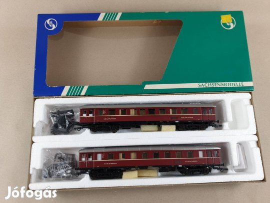 H0 Sachsenmodelle 14021 hálókocsi készlet C4üpwl Ep.3a