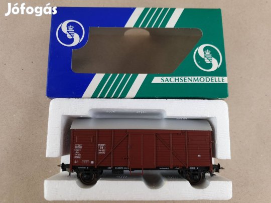 H0 Sachsenmodelle 16090 DB Zárt Tehervagon - Vagon Új