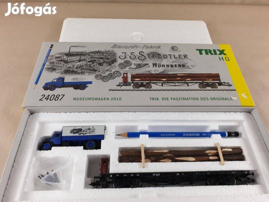 H0 Trix 24087 Múzeumi Szett - J.S.Staedtler - Autó , Vagon 2010