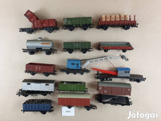 H0 Vagon Barkács Csomag - 14 db Egyben #N32