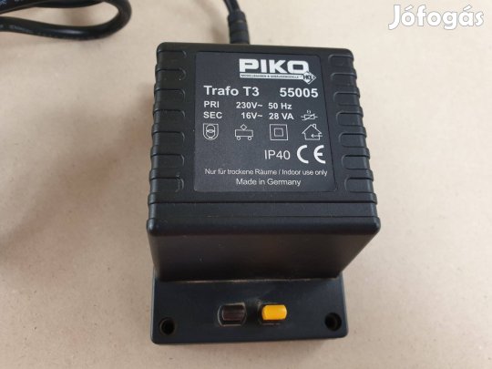 H0 , N , TT Vasút Piko 55005 T3 Trafó - Tápegység #P32