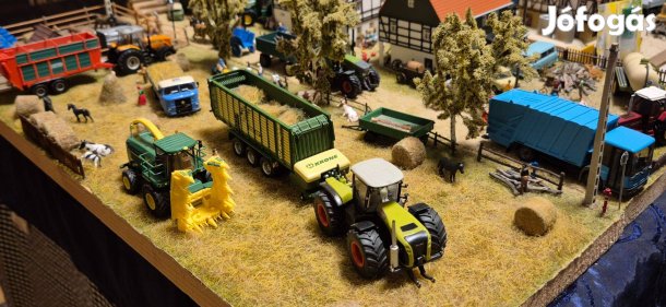H0 mezőgazdasági diorama apró ,részletes kidolgozással 60x40cm