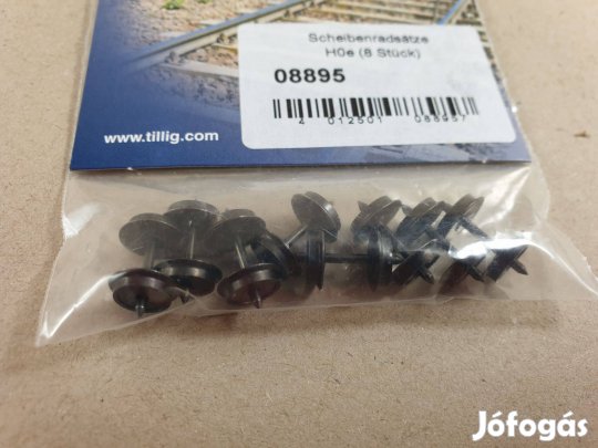 H0e Tillig 08895 Fém Kerék Vagonhoz - 8 db Új