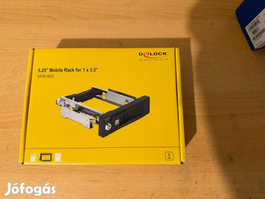 HDD mobil keret, Mobil rack, külső merevlemez ház, Delock,. Hot Swap