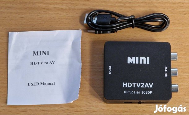 HDMI-RCA Adapter Converter 1080P RCA AV Cvsb LR Videokompozit PC HDTV