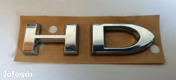HD hátsó embléma, felirat, új