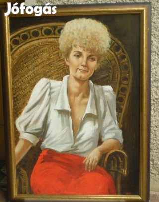 HIRES Magyar Festőművész Kalcsó József . 70 cm X 50 cm