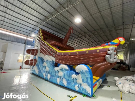 HJ12 Kalózhajó óriáscsúszda légvár ugrálóvár