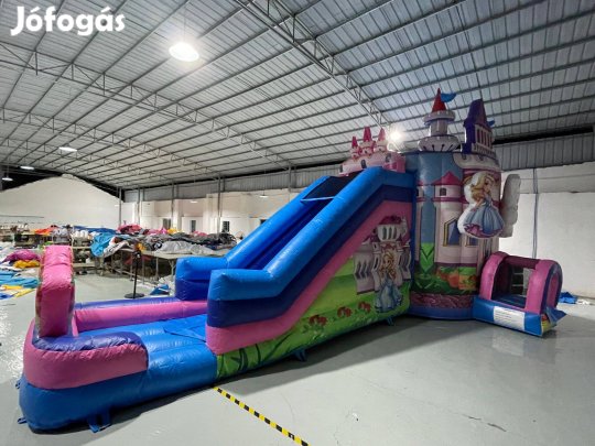 HJ52 Hercegnő kastély csúszdás légvár ugrálóvár