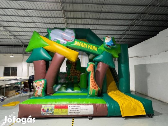 HJ53 Safari park csúszdás, akadályos légvár ugrálóvár