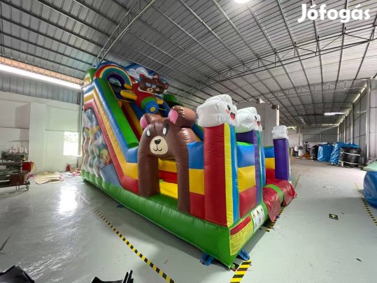 HJ64 Mackós csúszdás légvár ugrálóvár