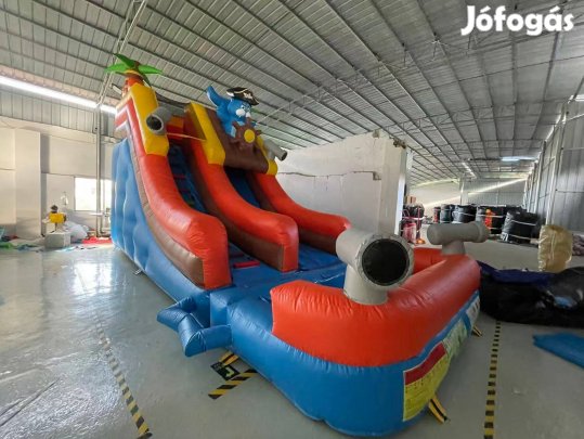 HJ65 Rozmár vizes csúszdás légvár ugrálóvár