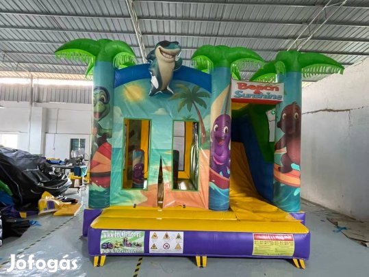 HJ84 Beach & Sunshine csúszdás, akadályos ugrálóvár légvár