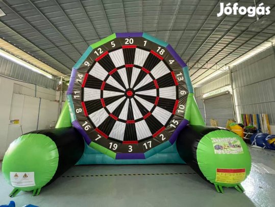 HJ88 Óriás darts zöld-fekete légvár ugrálóvár