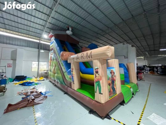 HJ93 Farm óriáscsúszda légvár ugrálóvár